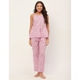 thumbnail image 3 of Moomaya Sleepwear, Printed Sleeveless Nightsuit Set, Camisole Top & Pants Pjs Set, 3 of 9