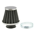 thumbnail image 1 of Black Cone Cold Air Filter Intake Cleaner Inlet for Motorcycles 35mm, 1 of 7