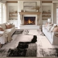 thumbnail image 5 of Bleum Cade 9x12 Large Area Rugs for Living Room, Modern Abstract Washable Rugs Non Slip, Bedroom Rug Soft Stain Resistant, Indoor Rugs Low Pile Carpet for Dining Room,Brown, 5 of 11