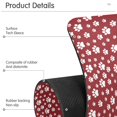 thumbnail image 4 of Yayeee Faucet Mat for Kitchen Sink 30" Diatomite Long Splash Guard Pad, Red Cartoon Paws Pattern, 2 Pack, 4 of 7