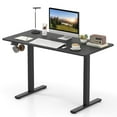 thumbnail image 2 of Costway 48" x 24" Electric Standing Desk with LED Display 2 Memory Height Settings for Home Black, 2 of 9