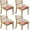 Pioneer Flower, variant on Mushrooms Butterflies Moon Pattern Seat Covers for Dining Room Chairs Set Of 4,Stretch Printed Washable Chair Seat Cover with Elastic Ties and Button,Removable Waterproof Couch Cushion Covers