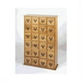 thumbnail image 1 of Leslie Dame 40" Armoire de Rangement 24 Tiroirs en Chêne, 1 of 1
