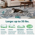 thumbnail image 3 of Furhaven ThermaNAP Self-Warming Cat Bed for Indoor Cats & Large/Medium Dogs, Washable & Reflects Body Heat - Quilted Faux Fur Reflective Bed Mat - Snow Leopard, Large, 3 of 9