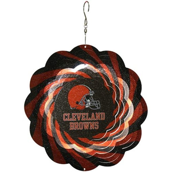 Cleveland Browns NFL 10 in Yard Garden Hanging Geo Wind Spinner by Team Sports America