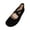 Black, variant on Women's Ballet Flats Cross Strap Round Toe Slip-On Comfortable Closed Toe Casual Walking Dress Shoes Everyday Wear Shoes Black 8 Wide