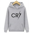 thumbnail image 5 of Cr7 Imprimé Mode Urbaine Star du Football Hommes Femmes Chandails en Molleton Mode Chandails à Capuchon Tops, 5 of 5