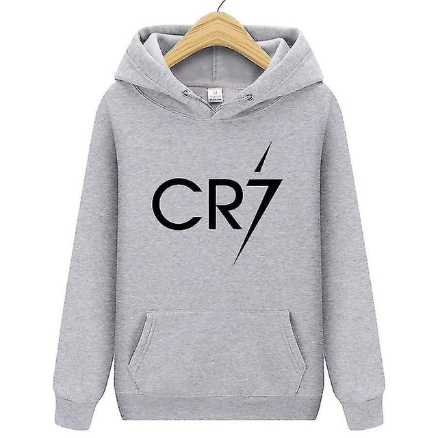 Cr7 Imprimé Mode Urbaine Star du Football Hommes Femmes Chandails en Molleton Mode Chandails à Capuchon Tops