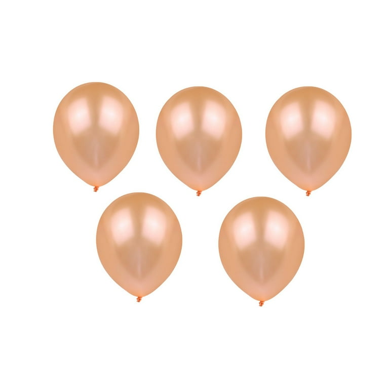 Rose Gold Latex Balloons - 12 Latex Balloons Mix Clear Confetti Balloons  Party Decorations(24 Pack)