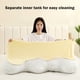 thumbnail image 5 of Almohada corporal fresca para adultos, almohada extra larga para cama, almohadas de espuma triturada con núcleo completo., 5 of 7