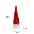 thumbnail image 4 of Cheapark Light-Up Knitted Christmas Hat Ornament - Faceless Doll Pendant with Luminous Glow, Small Tree Hanging Decor that Adds Warm Holiday Vibe, 4 of 6