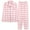 Pink, variant on MEICHEN Pajamas Set for Women Pajamas Women Autumn and Winter Long Sleeve Lapel Vest Suit Trousers Plus Size Home Service Womens Loungewear