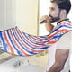 thumbnail image 2 of Kit de Babero para Barba de 2 Piezas, recogedor de Pelo para Barba, Impermeable, Antiadherente, para Hombres, Delantal de Afeitar, recogedor de Barba, con 4 Ventosas, Regalos para Marido, 2 of 5