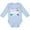 AE-Light Blue, variant on Inktastic Grandma's Fishing Buddy with Colorful Fish Boys or Girls Long Sleeve Baby Bodysuit