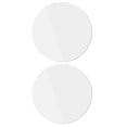 thumbnail image 1 of Miangastore Circular Mirror Silver Acrylic 2Pcs 7.07X7.07X0.20in, 1 of 8