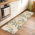 thumbnail image 2 of 2'x6' Rug Runners for Hallways Kitchen, Sage Green Yellow Botanical Non Slip Entryway Beside Floor Carpet Runner, Vintage Spring Summer Washable Laundry Room Bedroom Throw Rugs Mat for Family Pet, 2 of 8