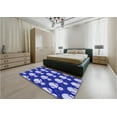 thumbnail image 5 of Ahgly Company Machine Washable Indoor Rectangle Transitional Denim Blue Area Rugs, 7' x 9', 5 of 7