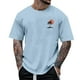 thumbnail image 1 of Tops para hombre, blusas y camisas de manga corta con cuello redondo para hombre, camisetas casuales con estampado de moda para hombre, blusa de manga corta, blusa de poliéster para hombre., 1 of 5