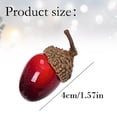 thumbnail image 3 of 3 Pcs Artificial Small Acorn Set, Fake Acorn Ornament, Woodland Acorn Decor, Realistic Acorn Caps, Faux Acorns Decoration, Realistic Nutty, Simulation Nut DIY Pinecone Props, Autumn Fall Decor, 3 of 6