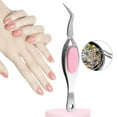 thumbnail image 3 of Pinzas de uñas Yinane Rosa plateado, 3 of 8