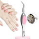thumbnail image 2 of Pinzas para uñas, herramienta de manicura resistente a la oxidación, alicates para forma, Clip en apariencia de pájaro de fácil limpieza para extensión - Rosa plateado, 2 of 8