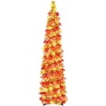 thumbnail image 1 of Fall Tree Home Decor Pop Up Tree with Lights & Timer & Modes Collapsible Tinsel Pencil Tree for Autumn Harvest Porch Thanksgiving Party Decorations Maple Leaves, 1 of 6