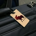thumbnail image 2 of Moose Red Forest Luggage ID Tags Suitcase Carry-On Cards - Set of 2, 2 of 3