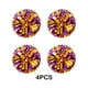 thumbnail image 2 of Advancent 4 unids/set destacan con pompones de porristas de mano, pompones de porrista no tóxicos y duraderos Animadoras Oro mixto morado, 2 of 6