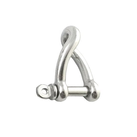 US STAINLESS Stainless Steel 316 Twist Shackle 3/16" (5mm) Marine Grade