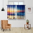 thumbnail image 2 of Cortinas Aimego Beach Sunset Kitchen 143 x 98 cm, 2 paneles, 2 of 5
