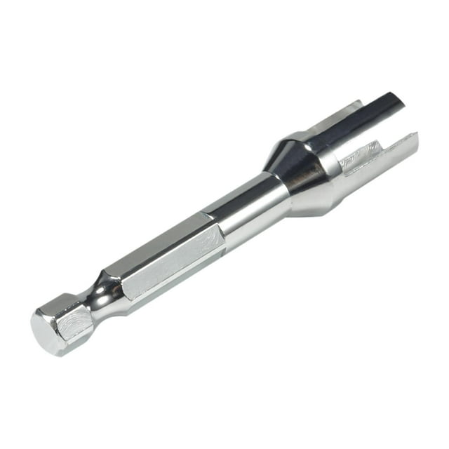 Llave hexagonal para rótulas, herramienta de montaje rápido, accesorios para modelos RC, extremos de varilla portátiles Plata