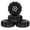 Black, variant on Riousery 4 Pcs Remote Control Car Tires 138mm (5.43 inches) 17mm Wheel Hex Hubs Replacement Parts For 1/7 Scale RC Vehicles, High Grip Anti-Slip Rubber Wheels For All Terrains Black