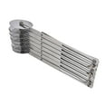 thumbnail image 1 of Pastry Cutter, Adjustable Distance Stainless Steel Time Saving Pizza Roller  For Biscuits For Pizza For Cake 7 Wheels, 1 of 8