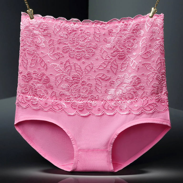 Valentine's Day Spandex Underwear Panties Women Nylon Spandex Panties Women Spandex  Panties Women Hot Pink Underwear Women Pink Panties 
