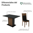 thumbnail image 4 of Juego de Comedor con Mesa y 4 Sillas Madesa Viena MN, 4 of 5