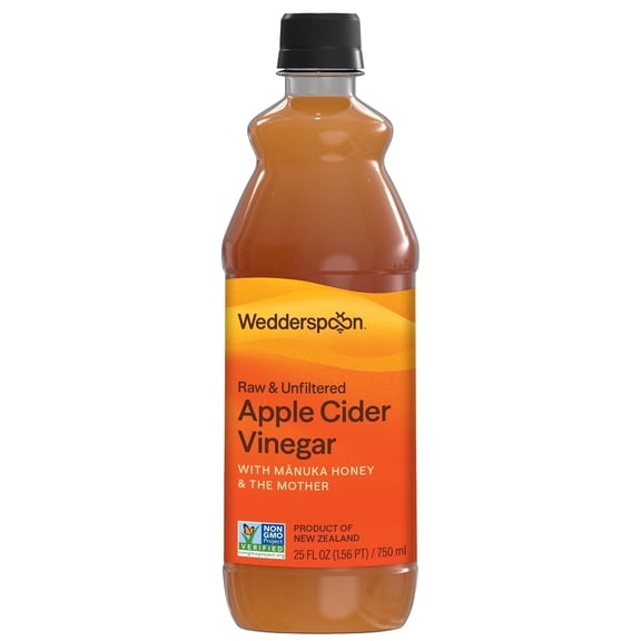 Wedderspoon Apple Cider Vinegar with Monofloral Manuka Honey & The Mother, 25 fl oz