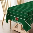 thumbnail image 5 of American Football Field Tablecloth Touchdown Game Day Sport Themed Party Decoration Rectangular Kitchen Dining Room Home Table Cover 60×84inches, 5 of 5