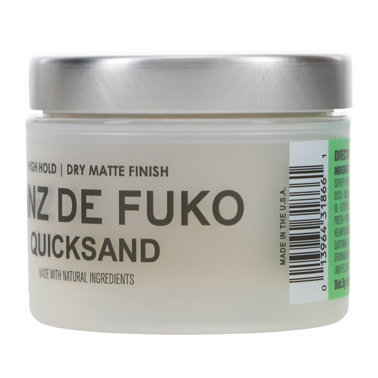 Hanz De Fuko Quicksand 2 oz, High-Hold Wax, Matte Finish, Volume