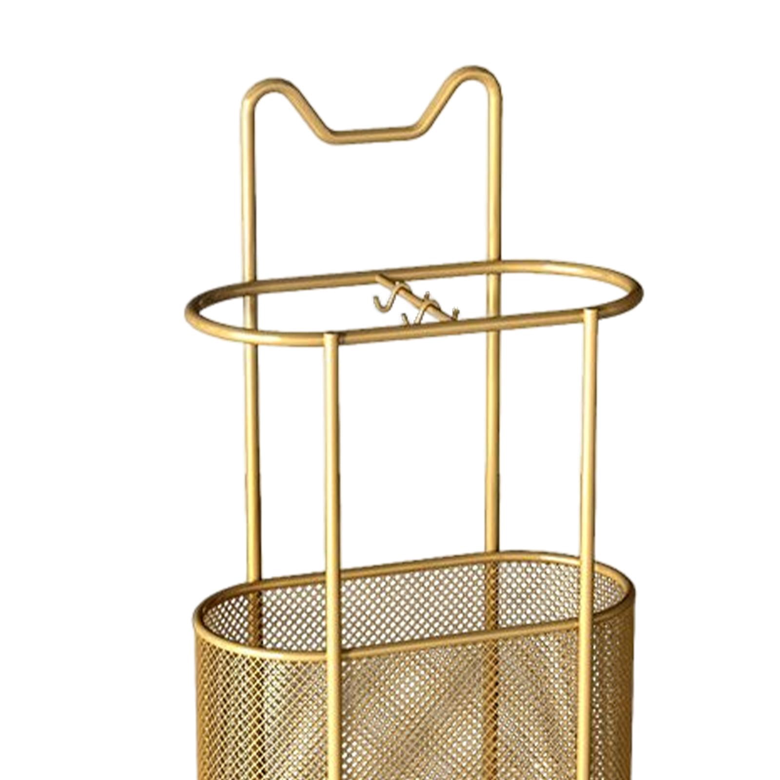 Portable Free Standing Umbrella Holder Bin Canes Walking Sticks Holder Umbrella Storage Rack for Entry Patio Household Hallway Office