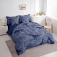 thumbnail image 3 of Feelyou Dino Child Bedding Comforter Set 7pcs, Camouflage Abstract Queen Bedding Sets, 3 of 8