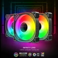 thumbnail image 3 of COOLMOON TY1 CPU Case Fan 120mm ARGB Case Cooler Fan 6PIN 5V ARGB Fans PC Case Cooling Mute Ventilador, 3 of 7