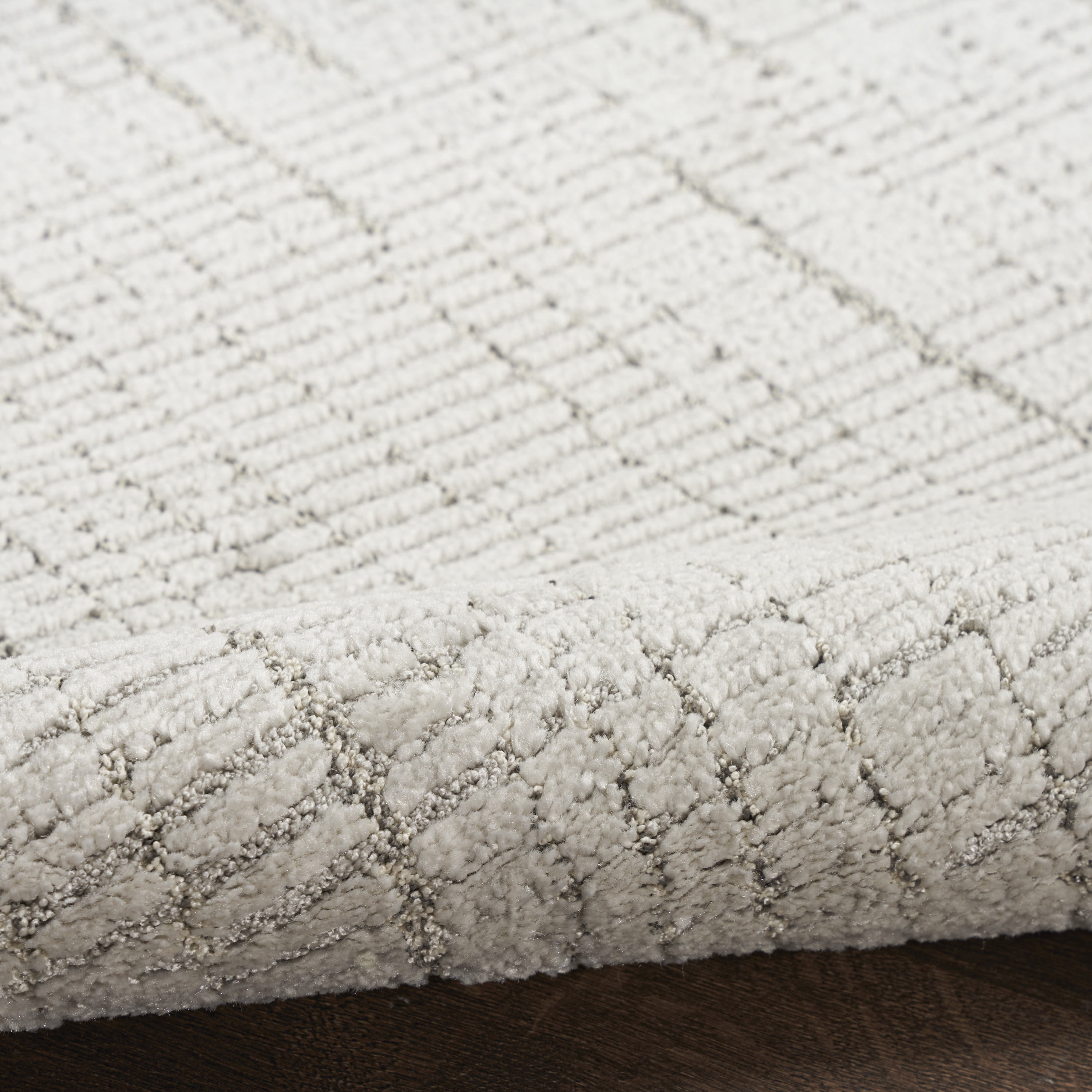 Nourison Andes Abstract Silver 2'2" x 7'6 Area Rug (2x8)