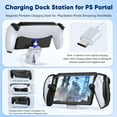 thumbnail image 2 of Accessories Kit for Playstation Portal, Carrying Case for PS Portal, Charging Dock Station for Playstation Portal, Protective Skin for PS5 Portal, 2 HD Screen Protector with 4 Thumb Grip,Wired Headset, 2 of 8