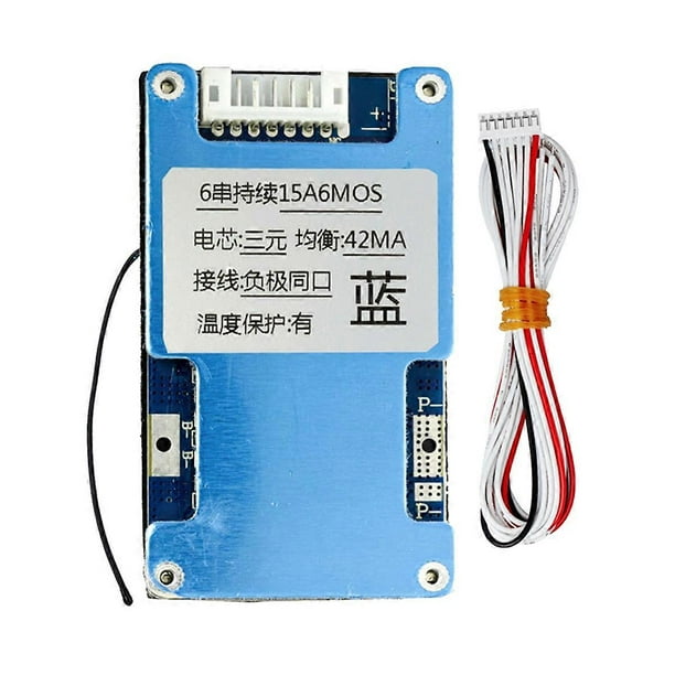 6S 22.2V 15A Li-Ion Lmo Ternary Lithium 18650 Battery Charge Protection Board with Balance and Tempe
