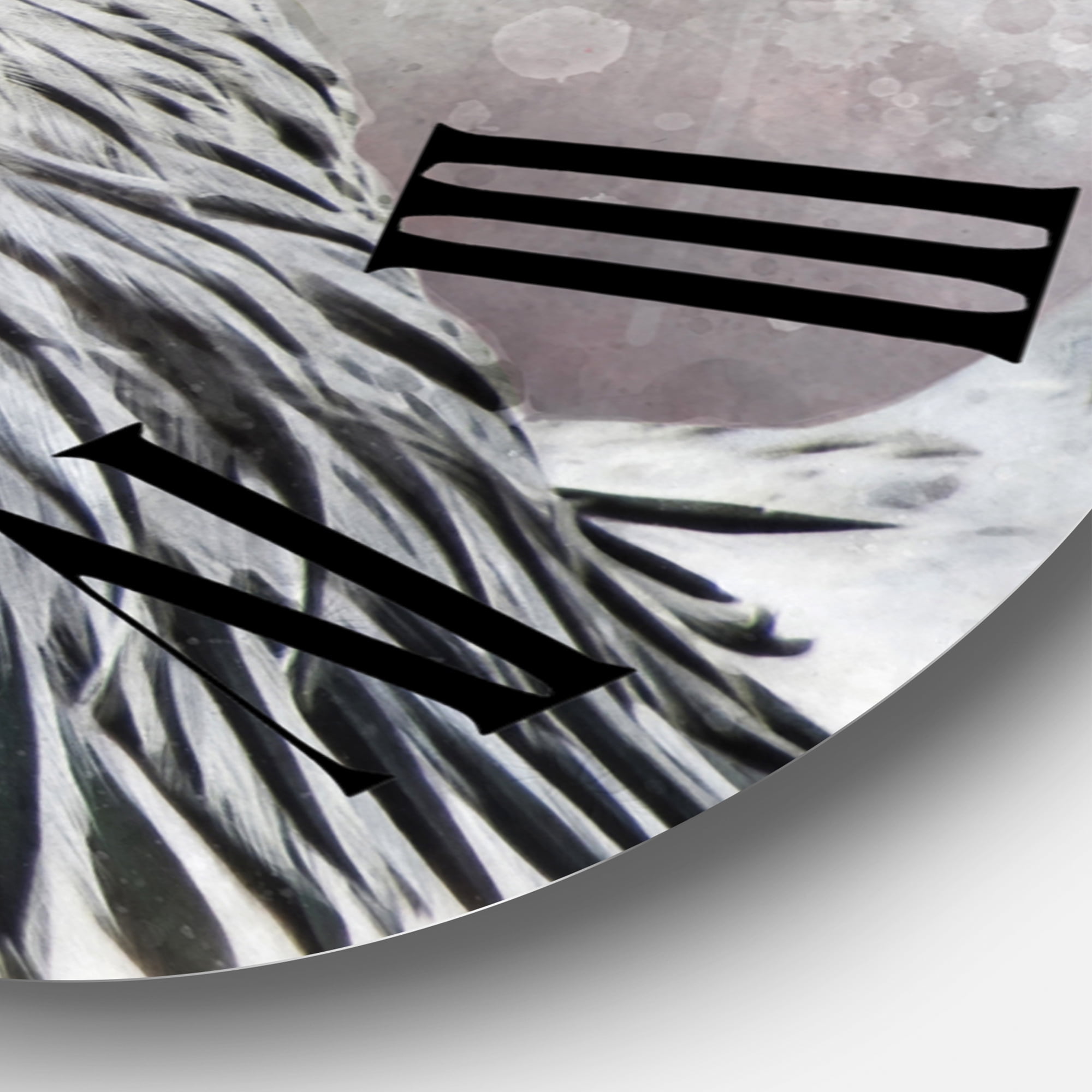 Designart 1 in Quartz Traditional Wall Clock