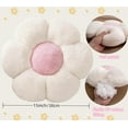 thumbnail image 6 of COOKCOK 2 Pcs Flower Pillow 15" Flower Throw Pillows, Cute Daisy Flower Shaped Floor Pillow Seat Cushions, Decorative Throw Pillows for Bedroom, Living Room, 6 of 8