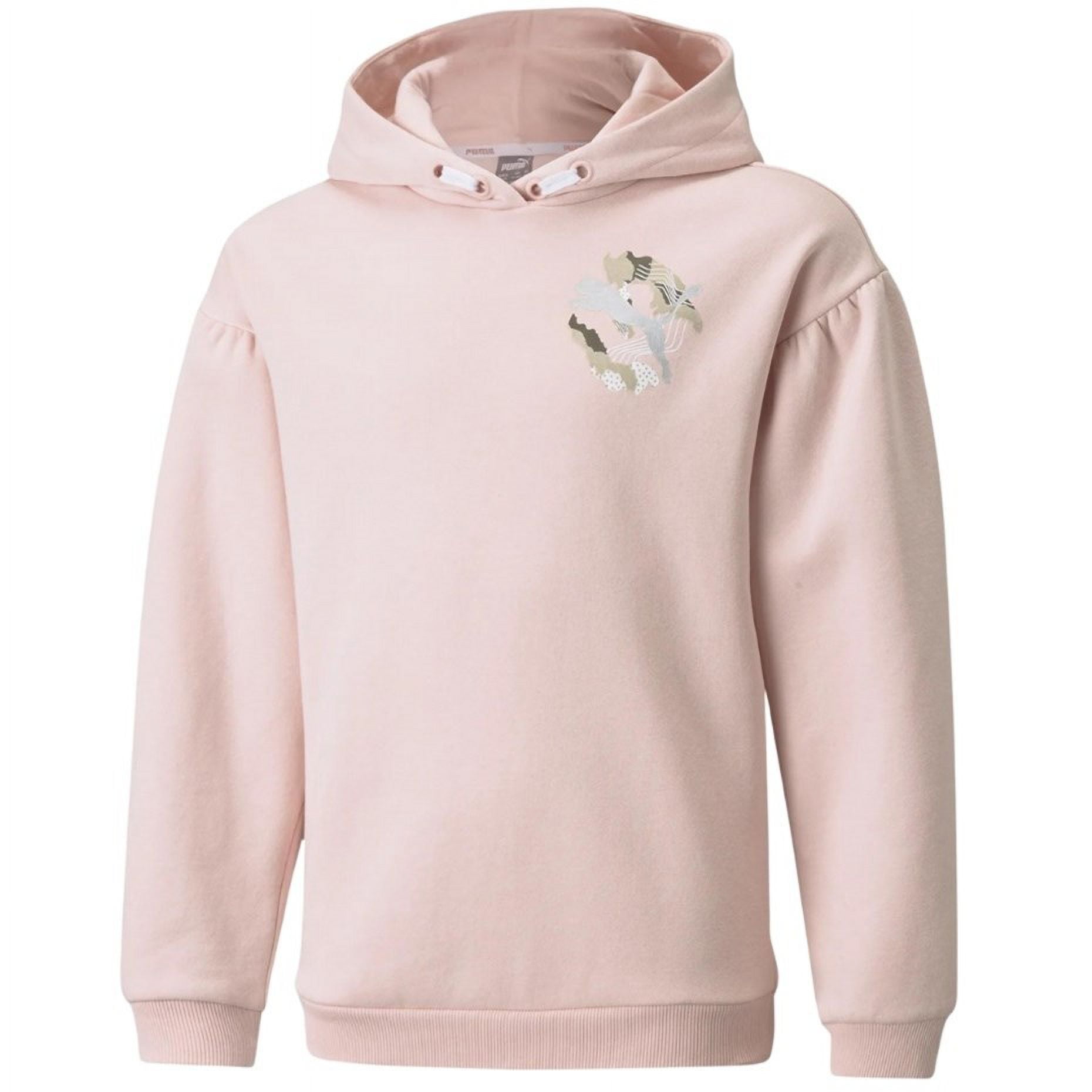 Light pink puma hoodie new arrivals