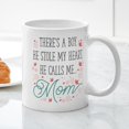 thumbnail image 3 of CafePress - He Calls Me Mom Mug - 11 oz Ceramic Mug - Novelty Coffee Tea Cup, 3 of 4