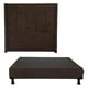 thumbnail image 1 of Box Base Cama Queen Size + Cabecera Nizza Chocolate, 1 of 7