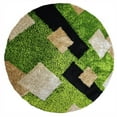 thumbnail image 6 of Rugsotic Carpets Hand Tufted Shag Polyester Eco-Friendly Area Rugs - 10'x10', Round, Green Beige, Plain Solid Design, High Pile Handmade Anti Skid Rugs for Living Room, Bed Room K00012, 6 of 6
